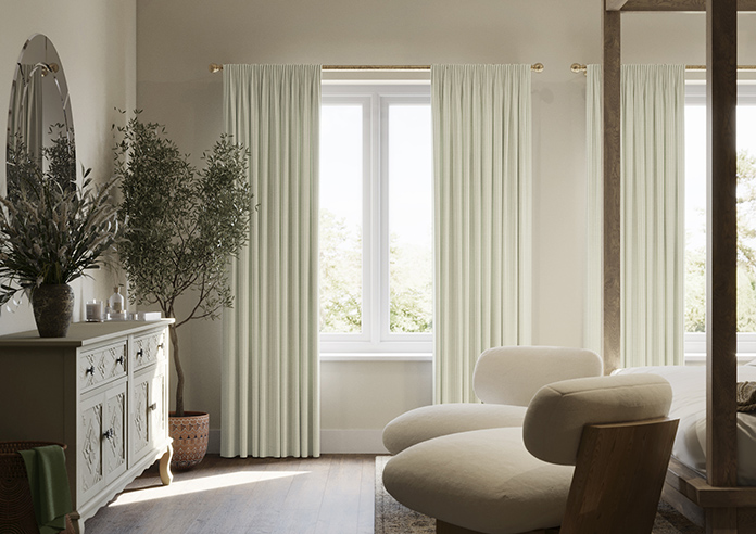 Laura Ashley Candy Stripe, Bottle Green - Made to Measure Curtains - Image 3